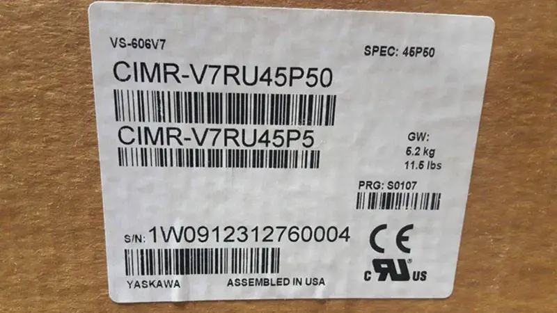 YASKAWA ELECTRIC CIMR-V7RU45P50