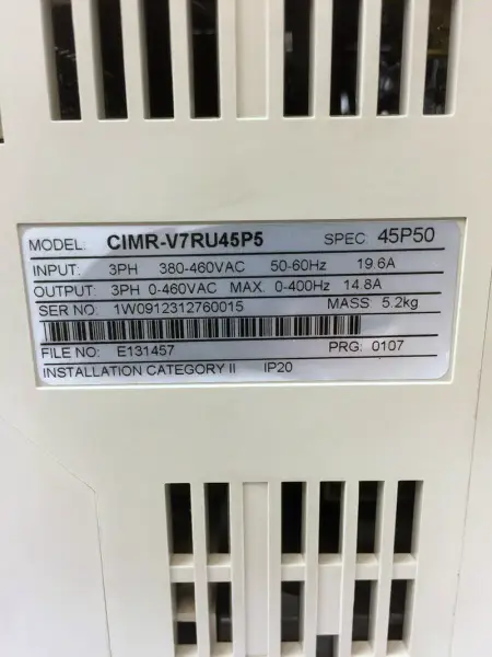 YASKAWA ELECTRIC CIMR-V7RU45P50