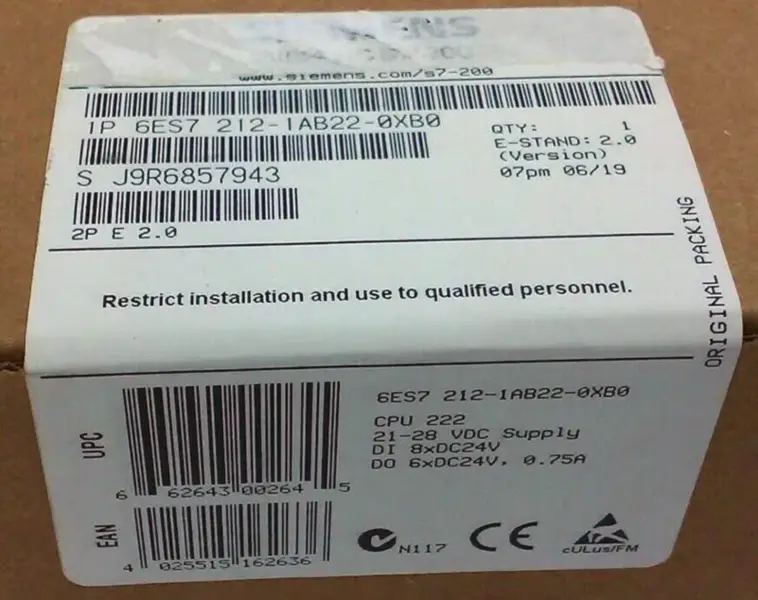 Siemens 6ES72121AB220XB0