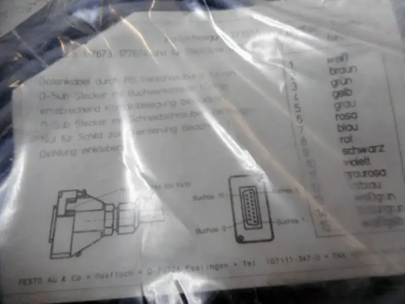 FESTO KMPV-SUB-D-15-10