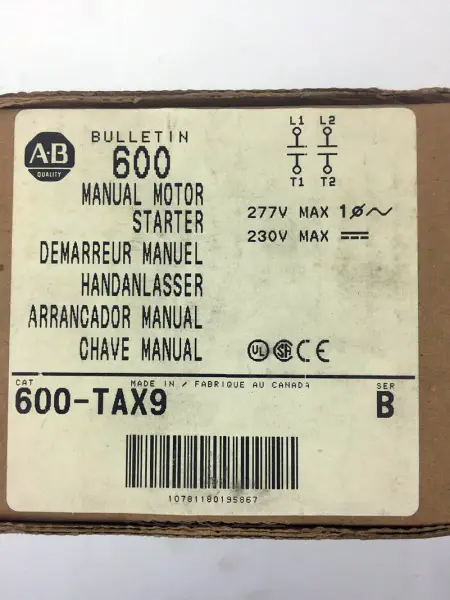 Allen-Bradley 600-TAX9