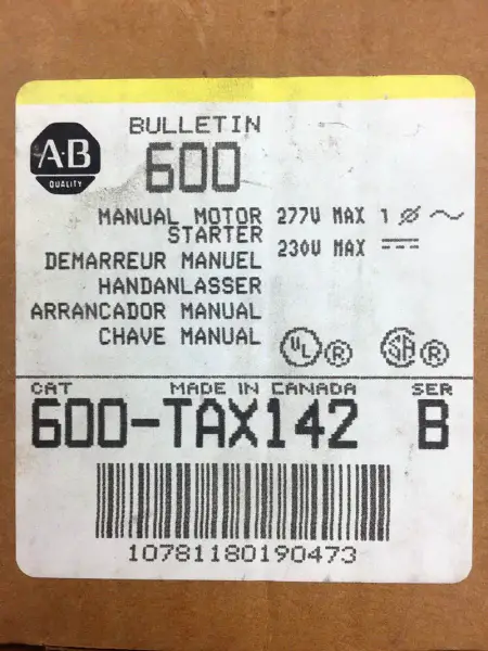 Allen-Bradley 600-TAX142