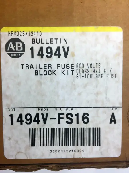 Allen-Bradley 1494V-FS16