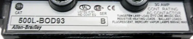Allen-Bradley 500LBOD93