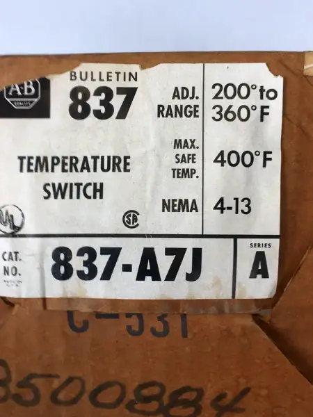 Allen-Bradley 837-A7J