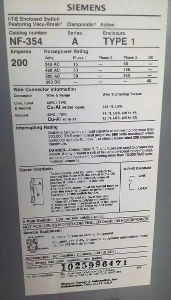 Siemens NF354