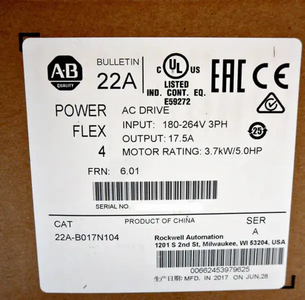 Allen-Bradley 22AB017N104