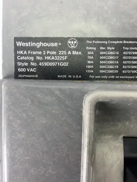 Westinghouse HKA3225F