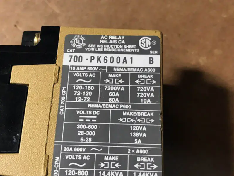 Allen-Bradley 700PK600A1