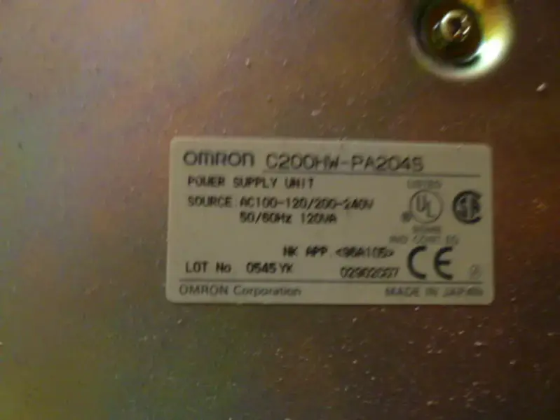 OMRON PLC C200HW-PA204S