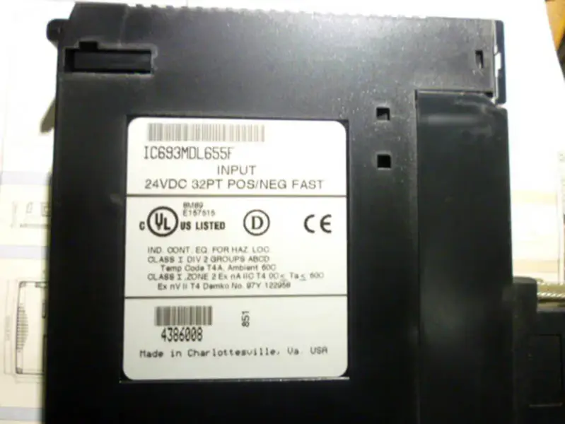 PLC GE Fanuc řady 90-30 IC693MDL655F