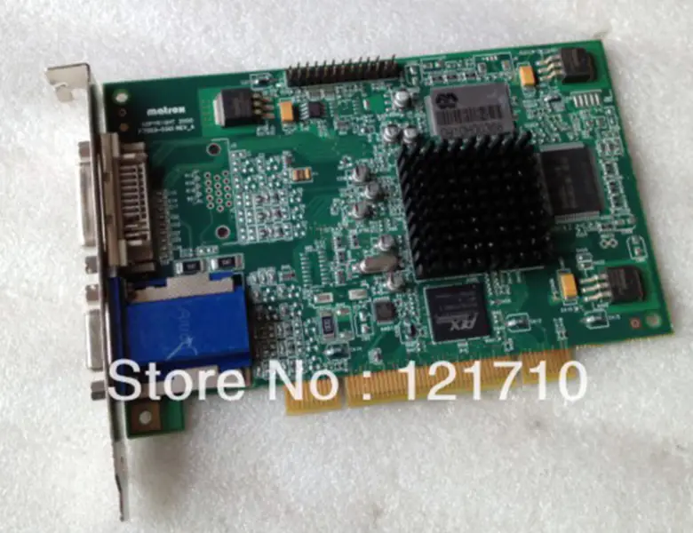 MATROX MATROX PCI INTERFACE GRAPHICS CARD F7003-0301 REV A Průmyslová základní deska ETON ET866