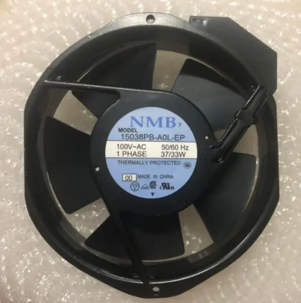 NMB 15038PB-A0L-EP 15038PB-A0L-EP-00 100V AC 1FÁZE 37/33W kovový ventilátor