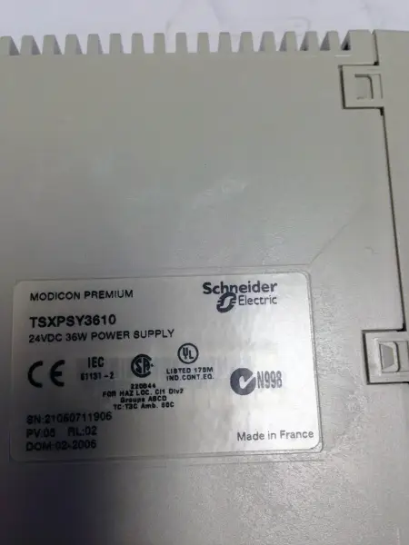 Schneider TSXPSY3610