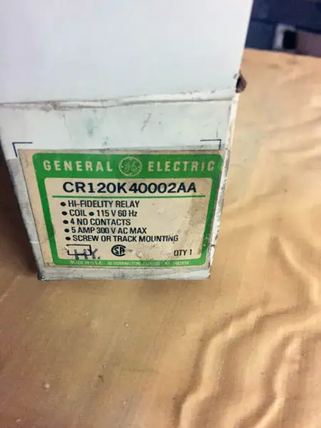 GENERAL ELECTRIC CR120K40002AA