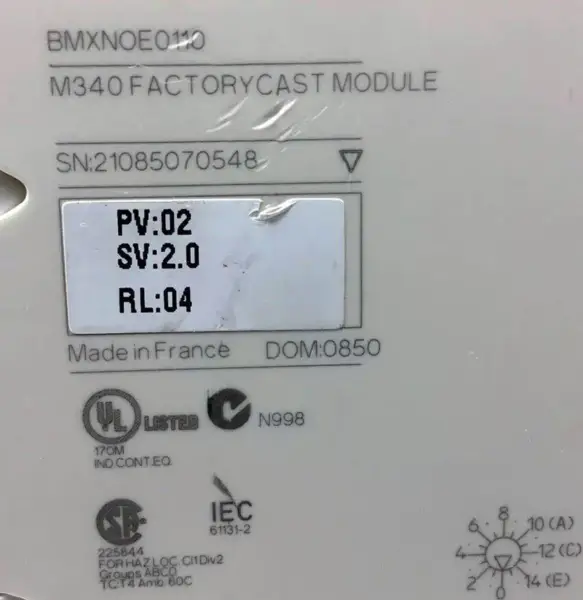 Schneider Electric BMXNOE0110
