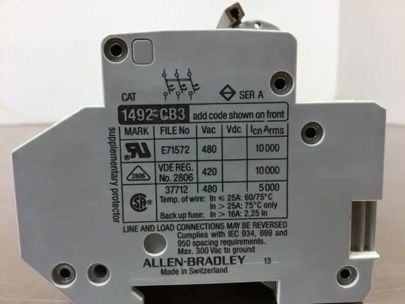 Allen-Bradley 1492-CB3-G250-H1