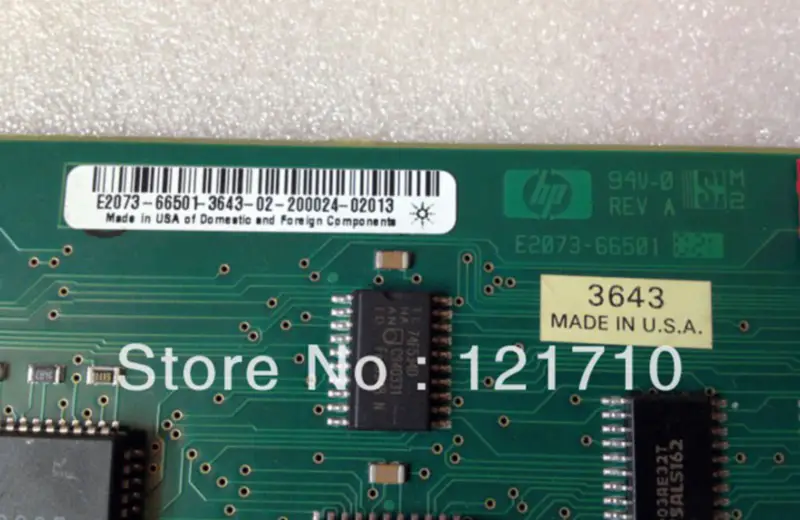 Karta HP VEE GBIP ISA E2071 82341 E2073-66501-3643-02-200024-02013 průmyslová základní deska