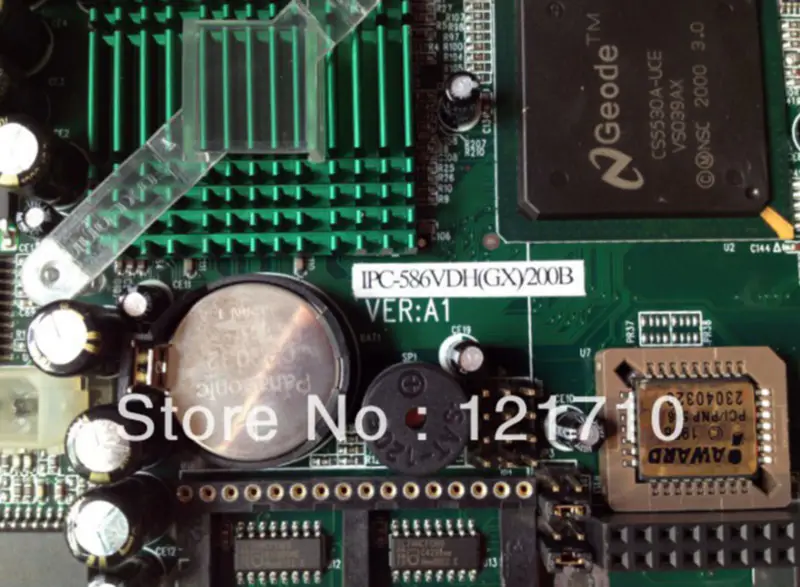 IPC-586VDH(GX)/200B VER:A1 Průmyslová základní deska s kartou CPU poloviční velikosti
