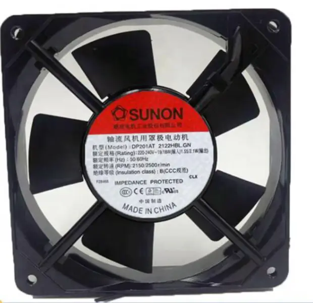 DP201AT 2122HBL.GN Tchaj-wan SUNON 12025 220V 12CM ventilátor chlazení podvozku