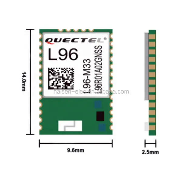Quectel AGPS souběžný modul přijímače multi-GNSS L96 L96-M33 sledovací sběrné kanály GPS GLONASS Beidou modul L96