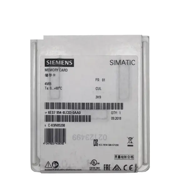 Siemens Simatic S7 Micro Memory Card 6ES7 954-8LC03-0AA0
