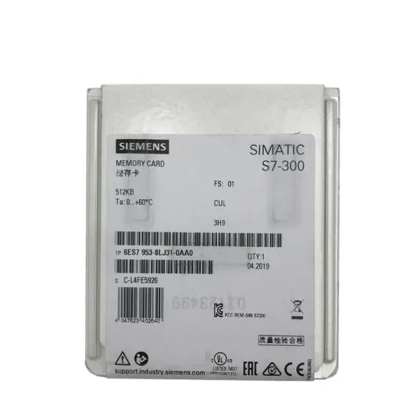 Siemens Simatic S7-300/C7/ET200 Micro Memory Card 6ES7 953-8LJ31-0AA0
