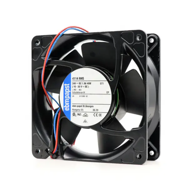 ebmpapst 4114NH5 24VDC 1,9A 46W ultra-velkoobjemový násilný ventilátor