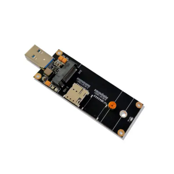 Adaptér M.2 na USB 3.0 se slotem na kartu SIM Klíč Kompatibilní modul 4G 5G EM9190 EM05-G EM06-G EM12-G EM20-G