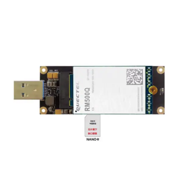 Adaptér M.2 na USB 3.0 se slotem na kartu SIM Klíč Kompatibilní modul 4G 5G EM9190 EM05-G EM06-G EM12-G EM20-G