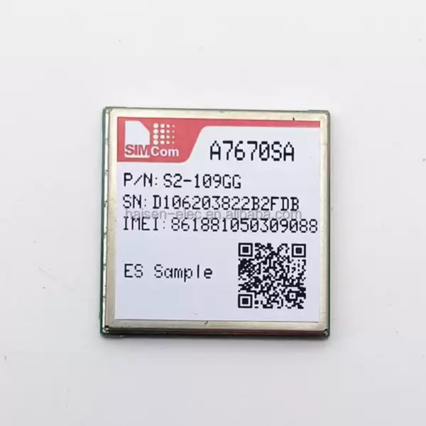 Modul LGA 4G LTE CAT 1 Vícepásmový modul LTE-FDD/LTE-TDD/GSM/ GPRS/EDGE SIMCOM A7670C A7670E A7670SA