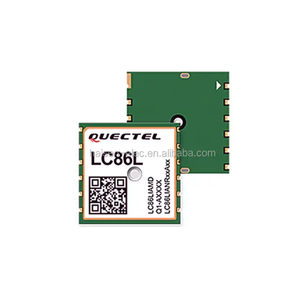 integrovaná patch anténa na horní straně a čipová sada GNSS AG3331 kompatibilní s GPS L80 a modulem L86 GNSS LC86L.