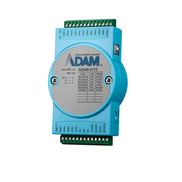 Advantech ADAM-4115 6RTD Robustní Modbus RS-485 Remote I/O