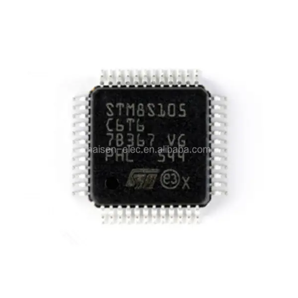 MCU 8-bit STM8 CISC 32KB Flash 3,3V/5V STM8S105C6T 8-bitový řadič SINGLE chip MICROCOMPUTER STM8S105C6T6
