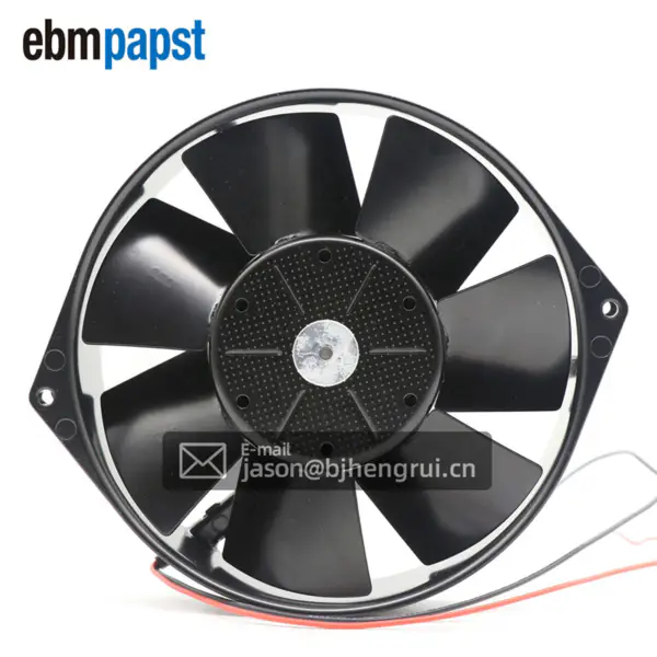 ebmpapst chladicí ventilátor 7114N velikost 150 x 38mm 24 V DC průtok vzduchu 308m3/h 2850 ot/min axiální ventilátor