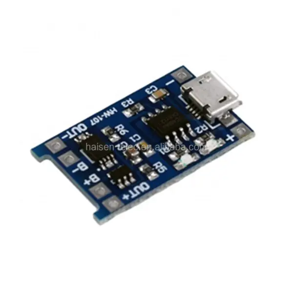 HW-107 TP4056 Nabíjecí deska Micro USB 5V 1A 18650 Lithiová baterie napájecí modul deska s ochranným modulem HW-107