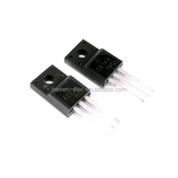 vysoce kvalitní průmyslová sada bipolárních tranzistorů NPN 50V 10A 2W BJT TO-220 C6144 A2222 2SC6144 2SA2222