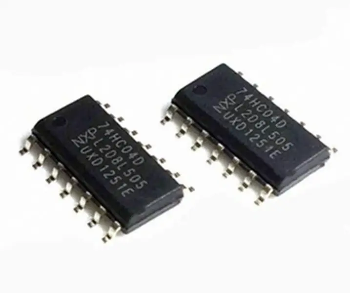 Čip Elektronické součástky kusovník Servis IC 74HC04D SOP-14 čip 14-pinový šestifázový invertorový logický ovladač čipu