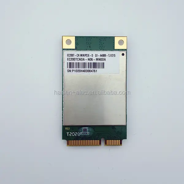 modul LTE kategorie 4 se standardní kartou Mini Card pro aplikace M2M a IoT EC200T-CN Mini PCIe