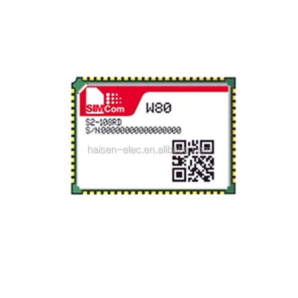 SIMCom W80 WIFI WI-FI BT bezdrátový modul LCC +LGA IEEE 802.11a/b/g/n/ac/ax 2,4GHz 5GHz 2x2 MU-MIMO 5G modul W80