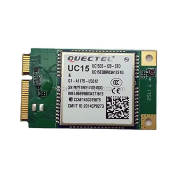 Quectel UMTS/HSDPA MODUL UC15-E MiniPCle EDGE a GSM/GPRS sítě 3G IoT Modul UC15 Mini PCIe