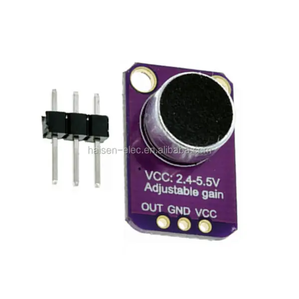 Napájení nastavitelné 2,7 V-5,5 V GY-MAX4466 Zesilovač desky elektretového mikrofonu pro modul Arduino MAX4466