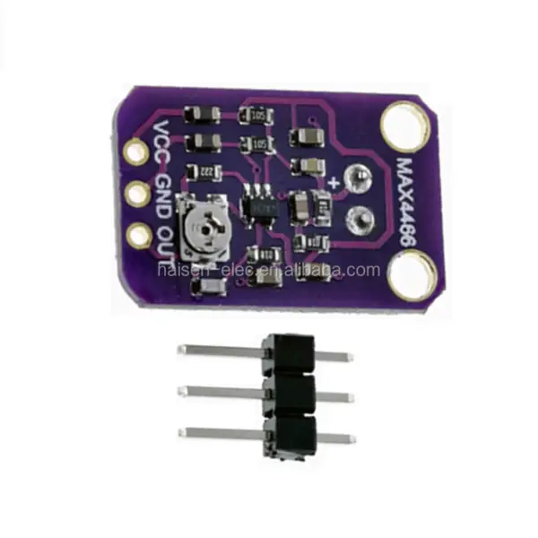 Napájení nastavitelné 2,7 V-5,5 V GY-MAX4466 Zesilovač desky elektretového mikrofonu pro modul Arduino MAX4466
