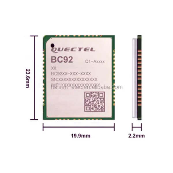 Quectel Dvourežimový NB-IoT/GSM/GPRS modul BC92 LTE LPWA modul BC92