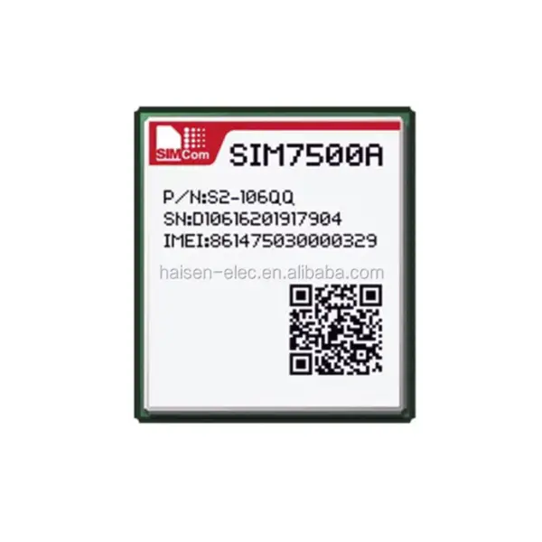 SIMCOM 4G LTE Cat 1 modul SIM7500 série LGA typ GSM GPRS EDGE Bezdrátový komunikační modul SIM7500A SIM7500E SIM7500JE