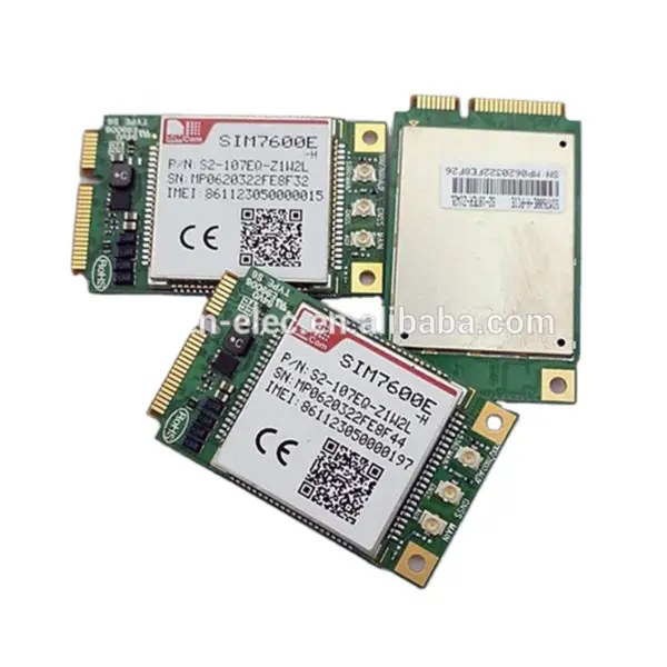 Modul LTE CAT4 SIM7600E-PCIE Mini PCIE adaptér s nejnovějším firmwarem datasheet hardwarové provedení SIM7600G-PCIE