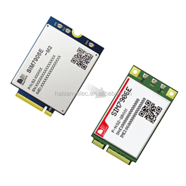 SIMCOM SIM7906E-M2 modul M.2 Multi-Band LTE CAT6 LTE-FDD/LTE-TDD/HSPA+ GNSS bezdrátové M2M moduly SIM7906E