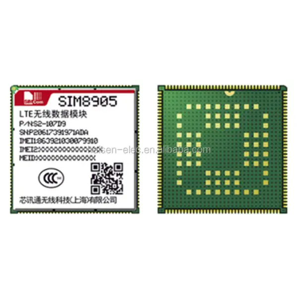 SIMCOM SIM8905 SIM8905E SIM8905A vícepásmový GPRS/GSM/GNSS chytrý modul 4G LTE chytrý modul Bezdrátový modul SIM8905