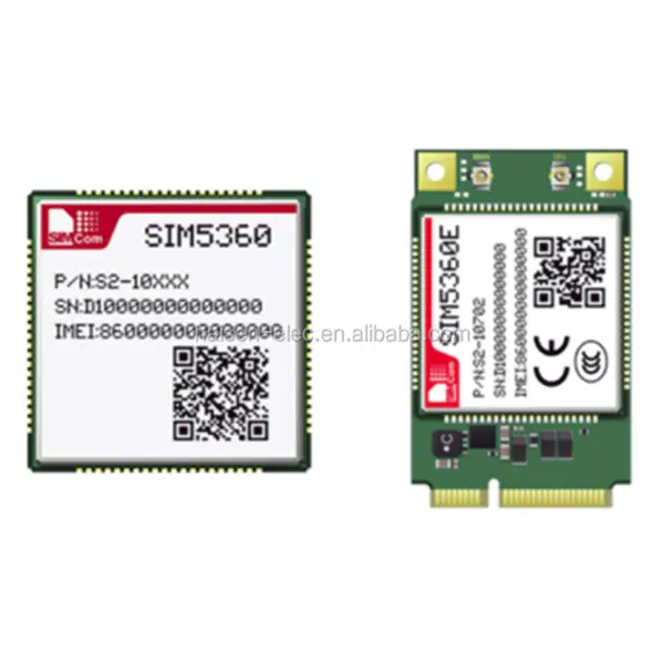 Dvoupásmový modul HSPA+/WCDMA a čtyřpásmový modul GSM/GPRS/EDGE 3G pro aplikace IoT M2M SIMCOM SIM5360