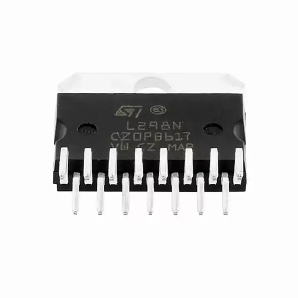 Čipový ovladač motoru / můstek - interní spínač E-L298N L298N IC BRIDGE DRIVER PAR 15MULTIWATT